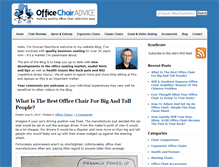 Tablet Screenshot of blog.officechairadvice.com